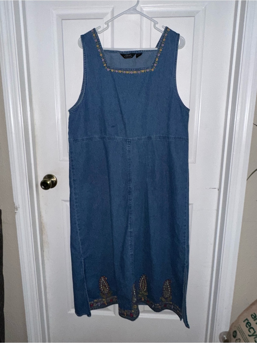 Vintage Agapo Embroidered Dress Size XL